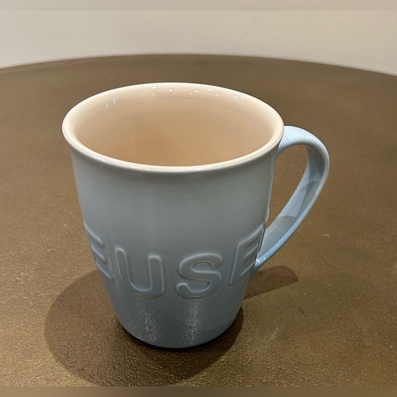 Le Creuset Extra-Large Logo Gradient Blue Mug, 20oz, Brand New - Picture 3 of 8